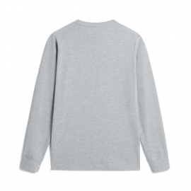 Long-Sleeved The North Face Men's Evolution Simple Dome Regular LS T-Shirt Grey 2