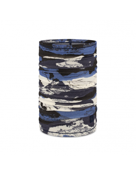 Scarves Buff Lightweight Merino Wool Prints Neckwarmer Esyr Blue