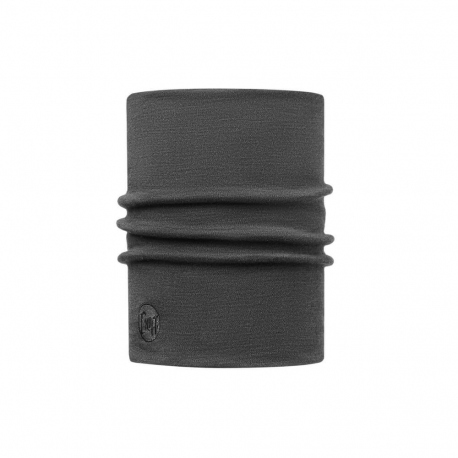 Scarves Buff Heavyweight Merino Wool Neckwarmer Solid Grey