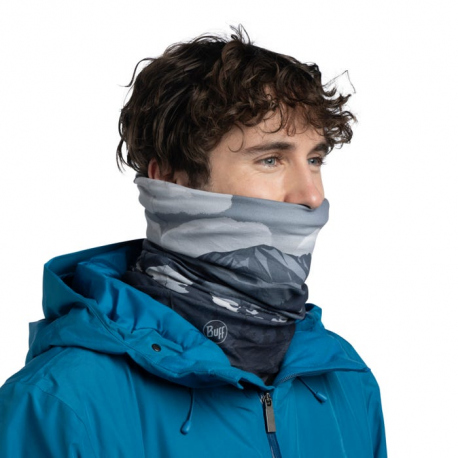 Scarves Buff Polar Reversible Neckwarmer Hikian Grey