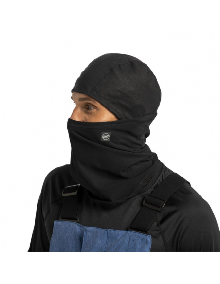 Balaclava Buff Tech Fleece Balaclava Solid Black