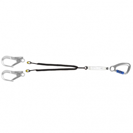 Κρίκοι Ασφαλείας Protekt BW140/2LE111 Shock Absorber with Twin-Tail Elastic Lanyard