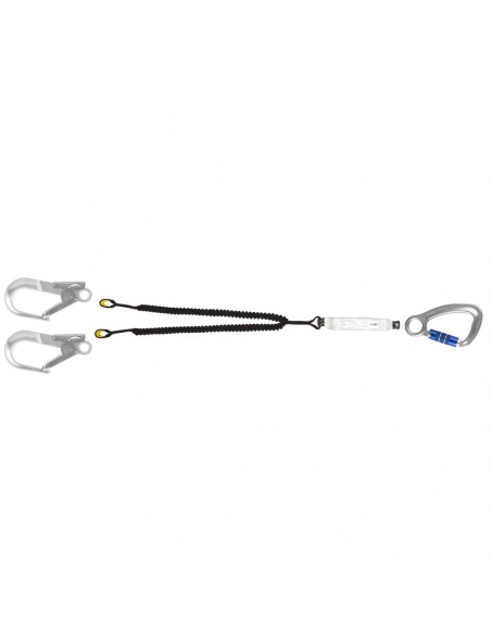 Κρίκοι Ασφαλείας Protekt BW140/2LE111 Shock Absorber with Twin-Tail Elastic Lanyard