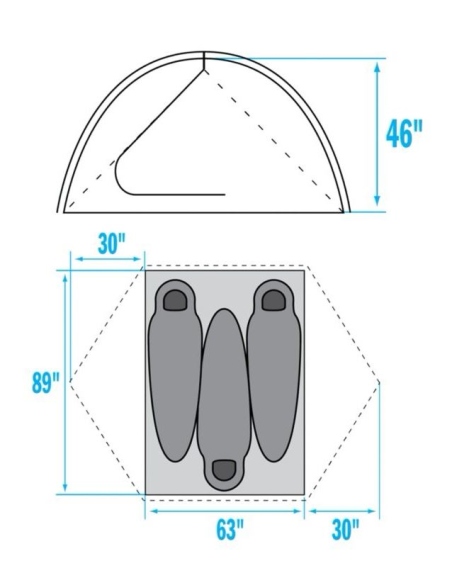 Αντίσκηνα Ορειβασίας The North Face Talus 3