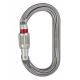 Petzl Ok Screw Lock Carabiner Gray