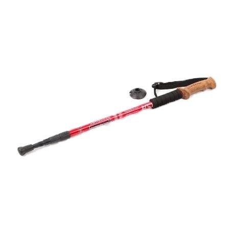 Trekking Poles Antishock Trekking Pole Cork Red
