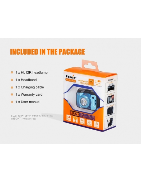 Headlamps Fenix HL12R 400 Lumens