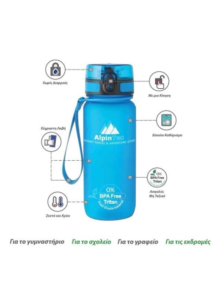 Υδροδοχεία - Θερμός - Παγούρια AlpinTec Water Bottle 650 mL
